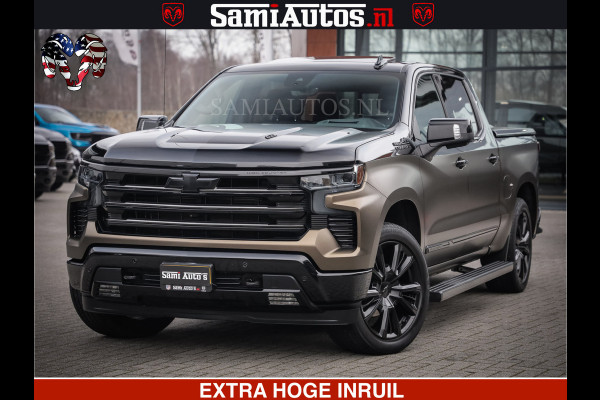 Chevrolet Silverado TWO-TONE COACHWORK | HUD | BLACK EDITION | BOM VOL | PICK UP DODGE RAM | DUBBELE CABINE DC | 5 PERSOONS | GRIJSKENTEKEN |