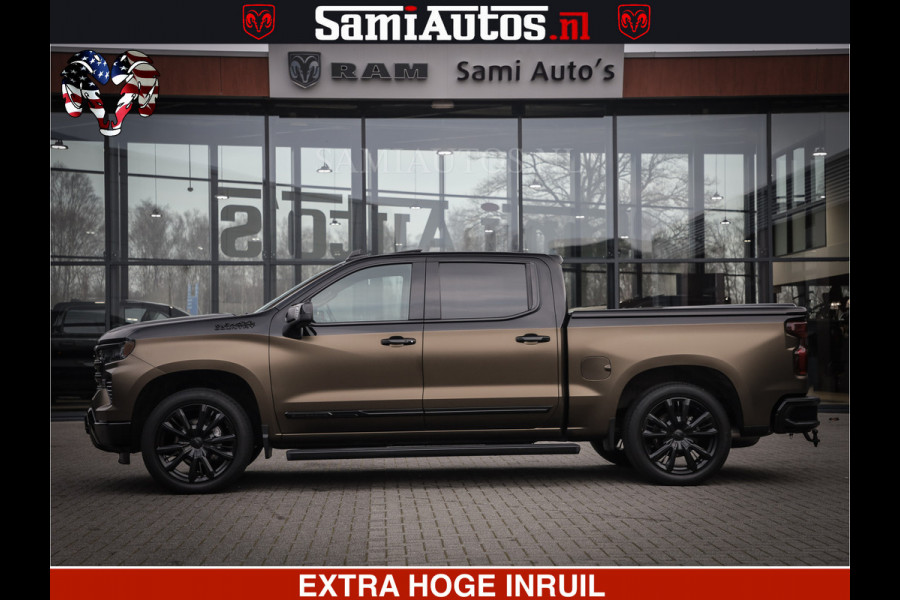 Chevrolet Silverado TWO-TONE COACHWORK | HUD | BLACK EDITION | BOM VOL | PICK UP DODGE RAM | DUBBELE CABINE DC | 5 PERSOONS | GRIJSKENTEKEN |
