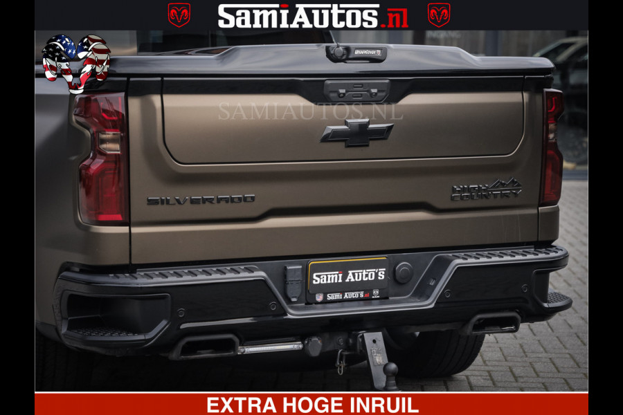 Chevrolet Silverado TWO-TONE COACHWORK | HUD | BLACK EDITION | BOM VOL | PICK UP DODGE RAM | DUBBELE CABINE DC | 5 PERSOONS | GRIJSKENTEKEN |