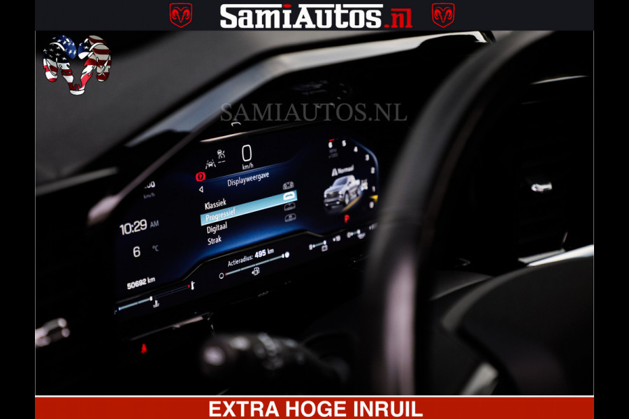 Chevrolet Silverado TWO-TONE COACHWORK | HUD | BLACK EDITION | BOM VOL | PICK UP DODGE RAM | DUBBELE CABINE DC | 5 PERSOONS | GRIJSKENTEKEN |