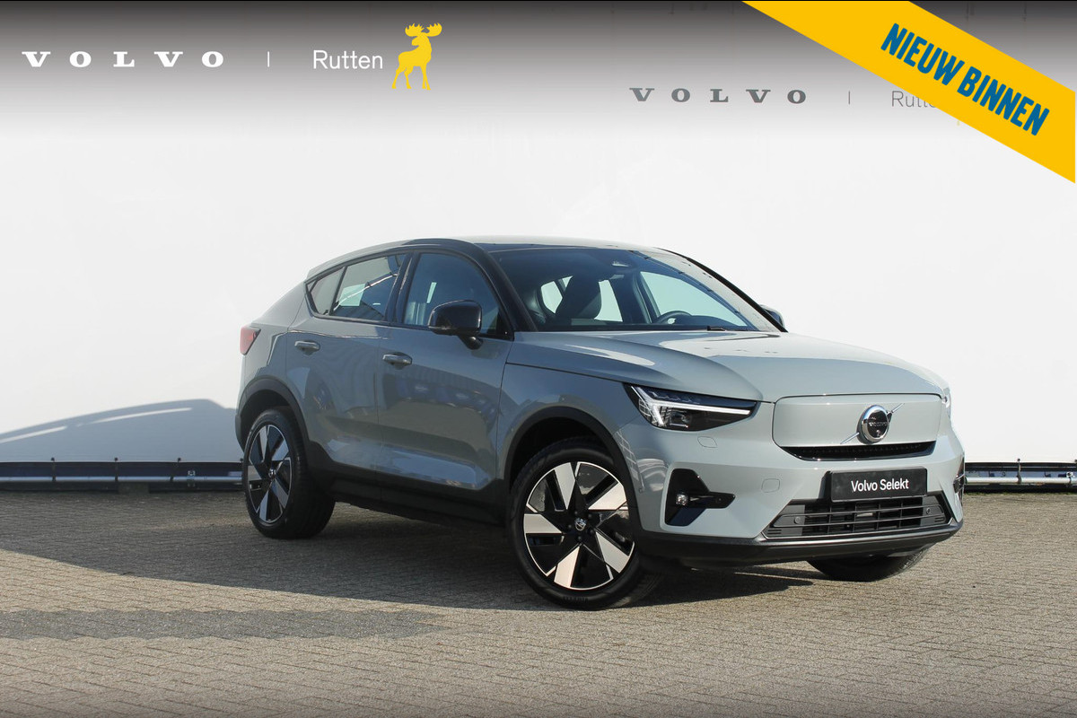 Volvo EC40 Twin Motor Ultra Black Edition 82 kWh Adaptive Cruise control / Blis / 360 graden rondom zichtcamera / Semi elektrisch wegklapbare trekhaak