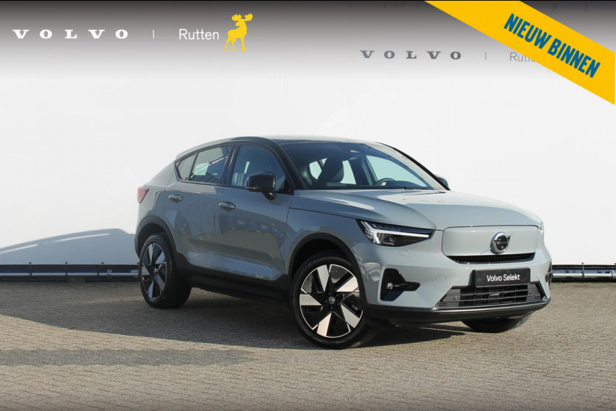 Volvo EC40 Twin Motor Ultra Black Edition 82 kWh Adaptive Cruise control / Blis / 360 graden rondom zichtcamera / Semi elektrisch wegklapbare trekhaak