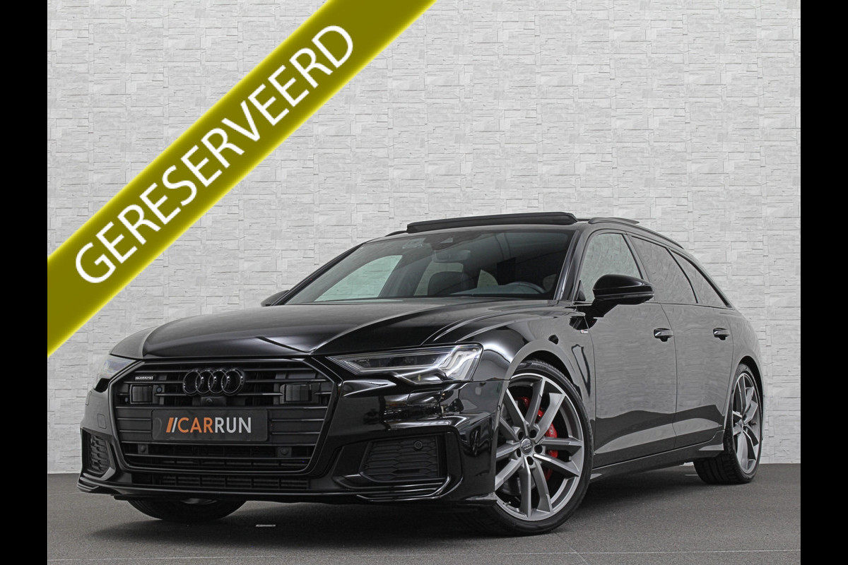 Audi A6 Avant 3.0 V6 340PK S-Line | Luchtvering | ACC | B&O | Panorama | 360 Camera | Matrix-LED | Trekhaak | RS-Leder | Standkachel | 4-Zone Clima | 21'' | Stoelverwarming V+A | Carplay | Lane & Side Assist | Virtual-Cockpit | Draadloos Laden.
