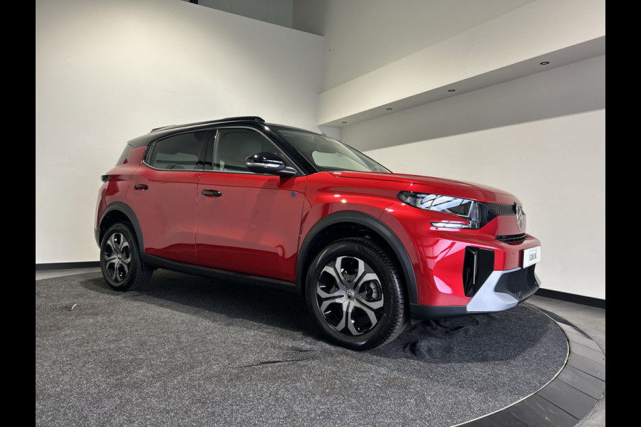Citroën Ë-C3 Aircross Plus 113pk Comfort Range 44 kWh 11 kw lader | Apple Carplay | Parkeercamera | Zwart dak!
