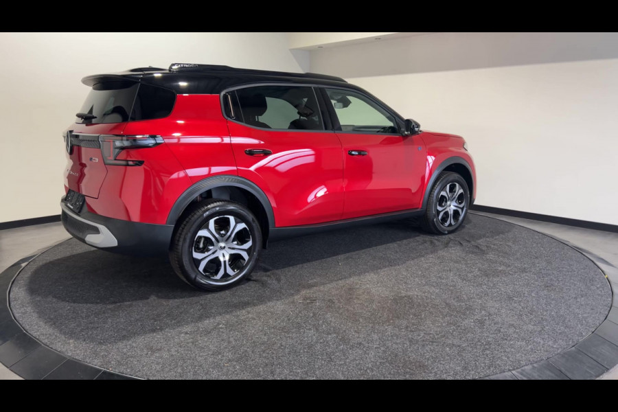Citroën Ë-C3 Aircross Plus 113pk Comfort Range 44 kWh 11 kw lader | Apple Carplay | Parkeercamera | Zwart dak!