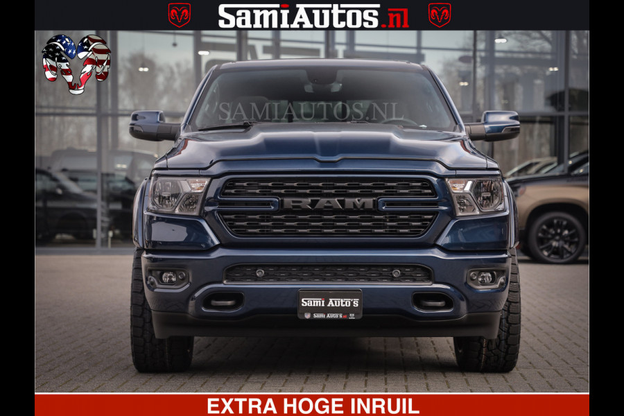 Dodge Ram SPORT | 5.7 V8 4x4 HEMI | PANORAMA DAK | GROOTSCHEM 12 INCH | LPG | Diamond Black Pearl | CREW CAB | DUBBELE CABINE | 5 PERSOONS | DC | VOORRAAD NR 2558 - 6047