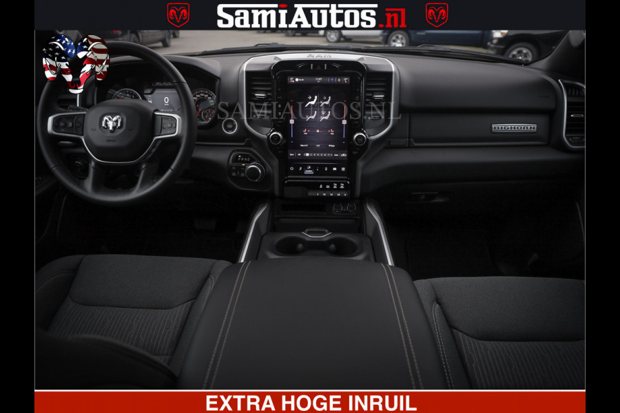 Dodge Ram SPORT | 5.7 V8 4x4 HEMI | PANORAMA DAK | GROOTSCHEM 12 INCH | LPG | Diamond Black Pearl | CREW CAB | DUBBELE CABINE | 5 PERSOONS | DC | VOORRAAD NR 2558 - 6047