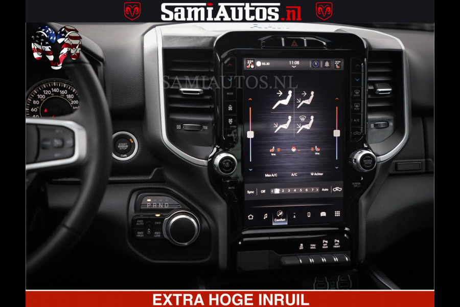 Dodge Ram SPORT | 5.7 V8 4x4 HEMI | PANORAMA DAK | GROOTSCHEM 12 INCH | LPG | Diamond Black Pearl | CREW CAB | DUBBELE CABINE | 5 PERSOONS | DC | VOORRAAD NR 2559 - 3308