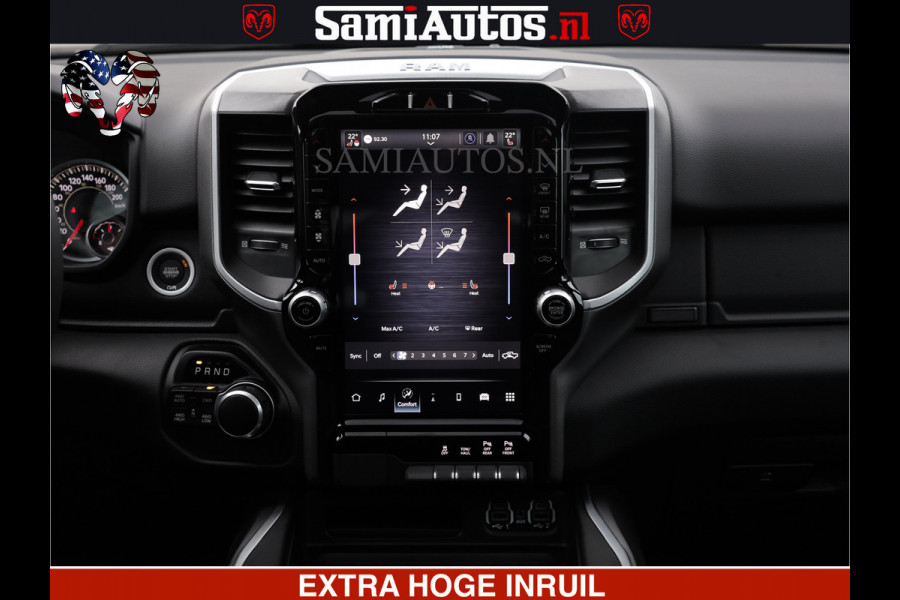 Dodge Ram SPORT | 5.7 V8 4x4 HEMI | PANORAMA DAK | GROOTSCHEM 12 INCH | LPG | Diamond Black Pearl | CREW CAB | DUBBELE CABINE | 5 PERSOONS | DC | VOORRAAD NR 2556 - 6053
