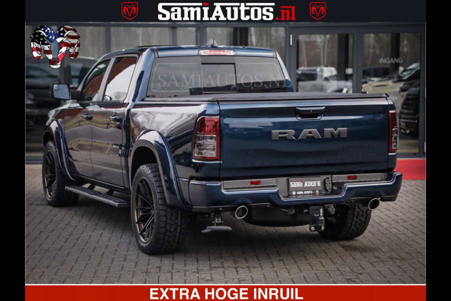 Dodge Ram SPORT | 5.7 V8 4x4 HEMI | PANORAMA DAK | GROOTSCHEM 12 INCH | LPG | Patriot Blue CREW CAB | DUBBELE CABINE | 5 PERSOONS | DC | VOORRAAD NR 2560 - 3327
