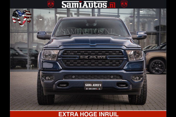 Dodge Ram SPORT | 5.7 V8 4x4 HEMI | PANORAMA DAK | GROOTSCHEM 12 INCH | LPG | Patriot Blue CREW CAB | DUBBELE CABINE | 5 PERSOONS | DC | VOORRAAD NR 2560 - 3327