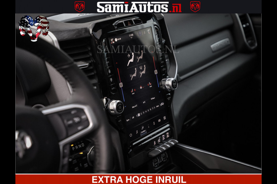 Dodge Ram SPORT | 5.7 V8 4x4 HEMI | PANORAMA DAK | GROOTSCHEM 12 INCH | LPG | Patriot Blue CREW CAB | DUBBELE CABINE | 5 PERSOONS | DC | VOORRAAD NR 2560 - 3327