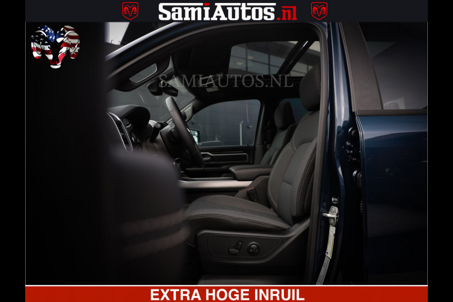 Dodge Ram SPORT | 5.7 V8 4x4 HEMI | PANORAMA DAK | GROOTSCHEM 12 INCH | LPG | Patriot Blue CREW CAB | DUBBELE CABINE | 5 PERSOONS | DC | VOORRAAD NR 2560 - 3327