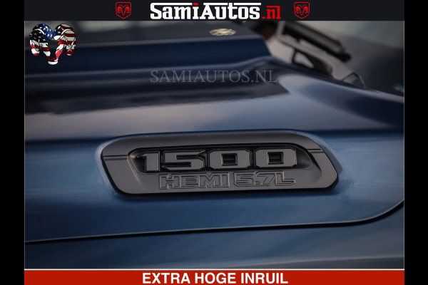 Dodge Ram SPORT | 5.7 V8 4x4 HEMI | PANORAMA DAK | GROOTSCHEM 12 INCH | LPG | Patriot Blue | CREW CAB | DUBBELE CABINE | 5 PERSOONS | DC | VOORRAAD NR 2555 - 3325