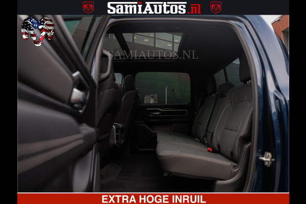 Dodge Ram SPORT | 5.7 V8 4x4 HEMI | PANORAMA DAK | GROOTSCHEM 12 INCH | LPG | Patriot Blue | CREW CAB | DUBBELE CABINE | 5 PERSOONS | DC | VOORRAAD NR 2555 - 3325