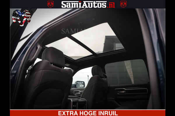 Dodge Ram SPORT | 5.7 V8 4x4 HEMI | PANORAMA DAK | GROOTSCHEM 12 INCH | LPG | Patriot Blue | CREW CAB | DUBBELE CABINE | 5 PERSOONS | DC | VOORRAAD NR 2555 - 3325