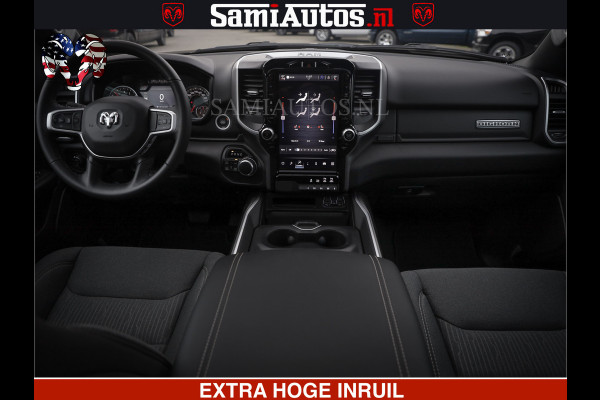 Dodge Ram SPORT | 5.7 V8 4x4 HEMI | PANORAMA DAK | GROOTSCHEM 12 INCH | LPG | Patriot Blue | CREW CAB | DUBBELE CABINE | 5 PERSOONS | DC | VOORRAAD NR 2555 - 3325