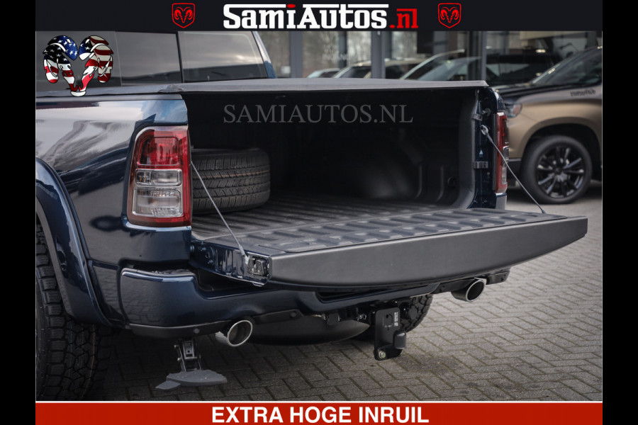 Dodge Ram SPORT | 5.7 V8 4x4 HEMI | PANORAMA DAK | GROOTSCHEM 12 INCH | LPG | Patriot Blue | CREW CAB | DUBBELE CABINE | 5 PERSOONS | DC | VOORRAAD NR 2555 - 3325