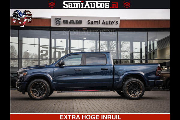 Dodge Ram SPORT | 5.7 V8 4x4 HEMI | PANORAMA DAK | GROOTSCHEM 12 INCH | LPG | Patriot Blue CREW CAB | DUBBELE CABINE | 5 PERSOONS | DC | VOORRAAD NR 2557 - 3328