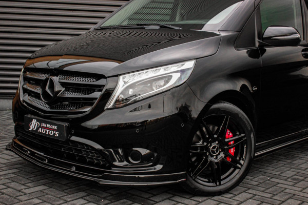 Mercedes-Benz Vito 190PK EXTRA LANG JB- EDITION FULL BLACK / AMG / SPOILER / VERLAGINGSVEREN / NAVIGATIE / SIDE- BARS / FULL / NAV