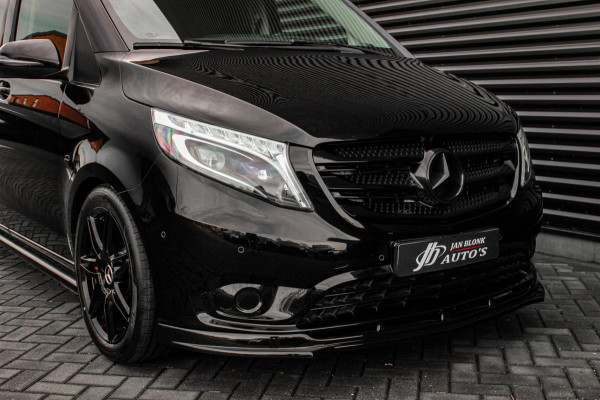 Mercedes-Benz Vito 190PK EXTRA LANG JB- EDITION FULL BLACK / AMG / SPOILER / VERLAGINGSVEREN / NAVIGATIE / SIDE- BARS / FULL / NAV