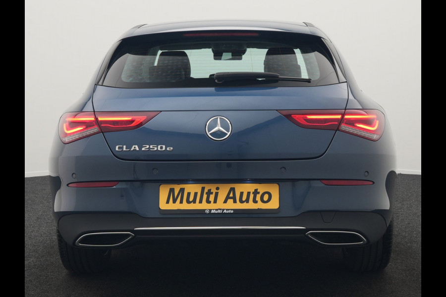 Mercedes-Benz CLA-Klasse Shooting Brake 250 e Progressive Plug In Hybrid 218pk Dealer O.H. PHEV | Adaptive Cruise | 360 Camera | Lederen Sportstoelen Massage & Memory | Widescreen Navi | Sfeerverlichting | Stoelen & Stuur Verwarmd | Apple Carplay | Navigatie | DAB |