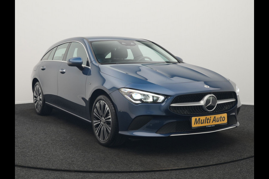 Mercedes-Benz CLA-Klasse Shooting Brake 250 e Progressive Plug In Hybrid 218pk Dealer O.H. PHEV | Adaptive Cruise | 360 Camera | Lederen Sportstoelen Massage & Memory | Widescreen Navi | Sfeerverlichting | Stoelen & Stuur Verwarmd | Apple Carplay | Navigatie | DAB |