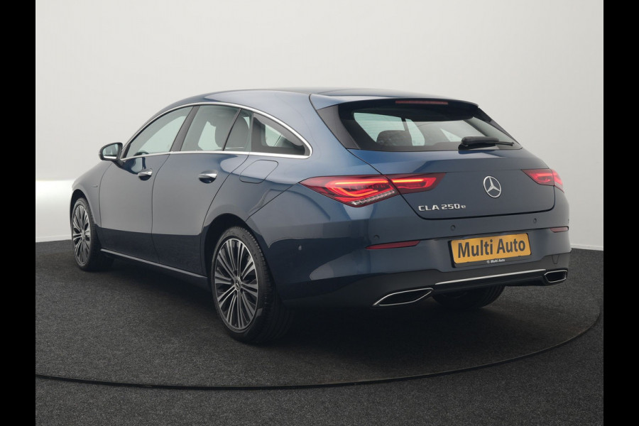 Mercedes-Benz CLA-Klasse Shooting Brake 250 e Progressive Plug In Hybrid 218pk Dealer O.H. PHEV | Adaptive Cruise | 360 Camera | Lederen Sportstoelen Massage & Memory | Widescreen Navi | Sfeerverlichting | Stoelen & Stuur Verwarmd | Apple Carplay | Navigatie | DAB |