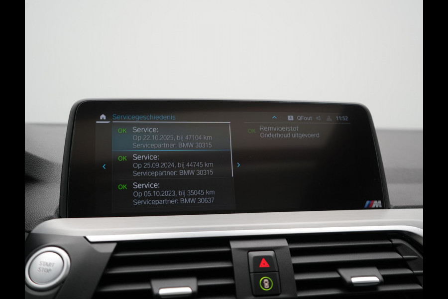 BMW X3 xDrive30e M Sport Plug In Hybrid 293pk Dealer O.H PHEV | Trekhaak Af Fabriek | Panodak | Adaptive Cruise | 360 Camera | Head Up | Sportstoelen Memory & Verwarmd | Harman & Kardon | Keyless | Apple Carplay | Virtual | Navigatie | DAB |