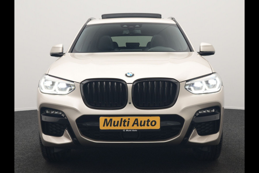 BMW X3 xDrive30e M Sport Plug In Hybrid 293pk Dealer O.H PHEV | Trekhaak Af Fabriek | Panodak | Adaptive Cruise | 360 Camera | Head Up | Sportstoelen Memory & Verwarmd | Harman & Kardon | Keyless | Apple Carplay | Virtual | Navigatie | DAB |
