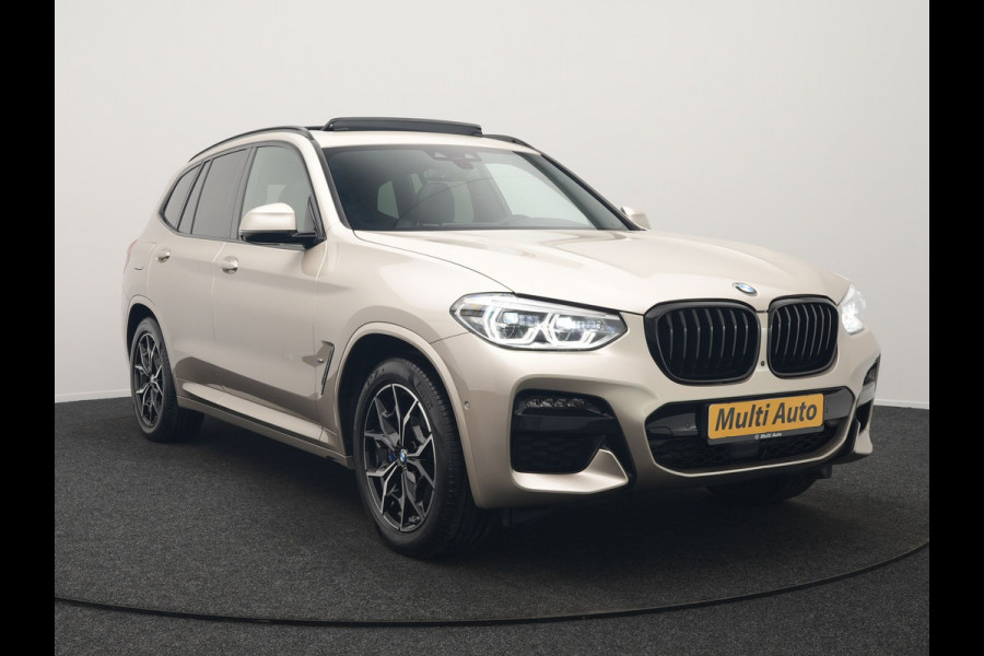 BMW X3 xDrive30e M Sport Plug In Hybrid 293pk Dealer O.H PHEV | Trekhaak Af Fabriek | Panodak | Adaptive Cruise | 360 Camera | Head Up | Sportstoelen Memory & Verwarmd | Harman & Kardon | Keyless | Apple Carplay | Virtual | Navigatie | DAB |