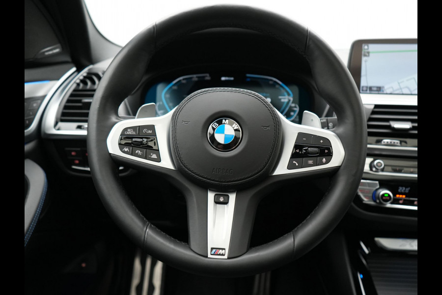 BMW X3 xDrive30e M Sport Plug In Hybrid 293pk Dealer O.H PHEV | Trekhaak Af Fabriek | Panodak | Adaptive Cruise | 360 Camera | Head Up | Sportstoelen Memory & Verwarmd | Harman & Kardon | Keyless | Apple Carplay | Virtual | Navigatie | DAB |