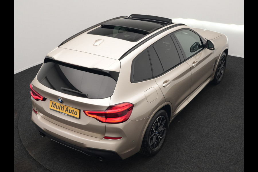BMW X3 xDrive30e M Sport Plug In Hybrid 293pk Dealer O.H PHEV | Trekhaak Af Fabriek | Panodak | Adaptive Cruise | 360 Camera | Head Up | Sportstoelen Memory & Verwarmd | Harman & Kardon | Keyless | Apple Carplay | Virtual | Navigatie | DAB |