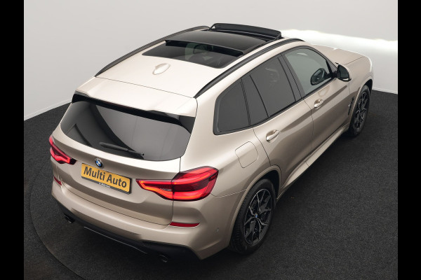 BMW X3 xDrive30e M Sport Plug In Hybrid 293pk Dealer O.H PHEV | Trekhaak Af Fabriek | Panodak | Adaptive Cruise | 360 Camera | Head Up | Sportstoelen Memory & Verwarmd | Harman & Kardon | Keyless | Apple Carplay | Virtual | Navigatie | DAB |