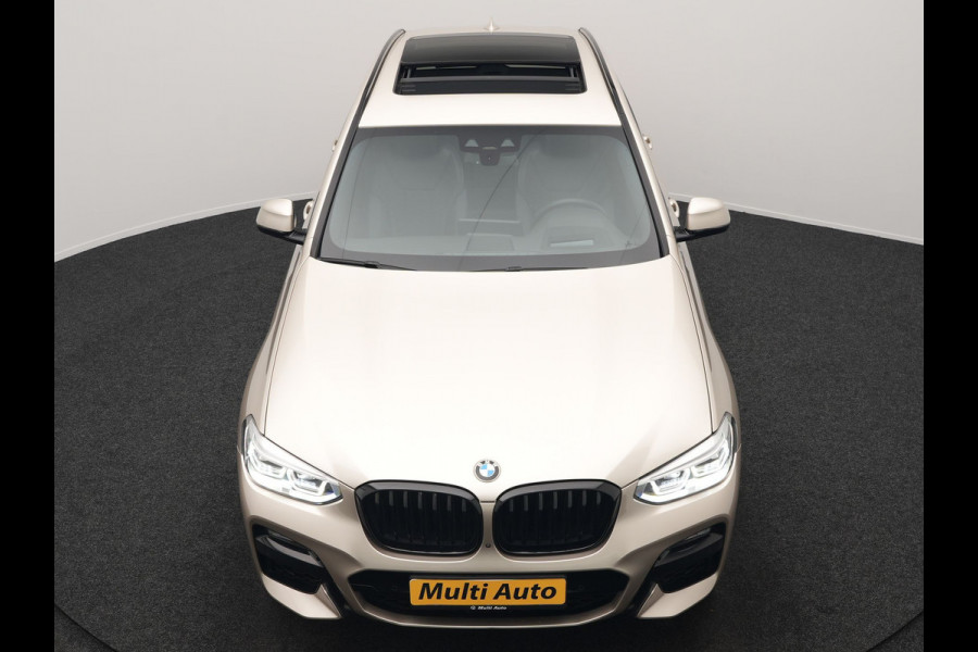 BMW X3 xDrive30e M Sport Plug In Hybrid 293pk Dealer O.H PHEV | Trekhaak Af Fabriek | Panodak | Adaptive Cruise | 360 Camera | Head Up | Sportstoelen Memory & Verwarmd | Harman & Kardon | Keyless | Apple Carplay | Virtual | Navigatie | DAB |