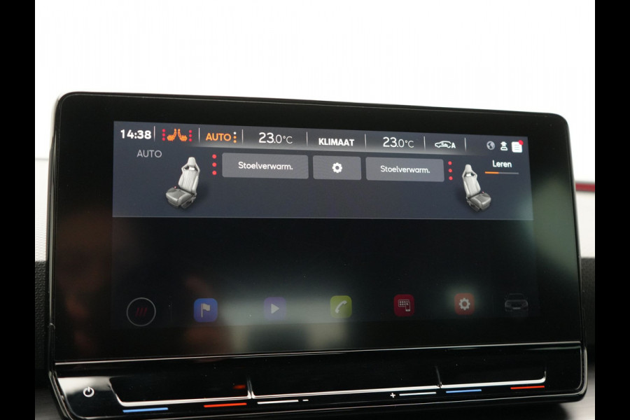 CUPRA Leon 1.4 e-Hybrid VZ Plug In Hybrid 245pk Dealer O.H PHEV | Adaptive Cruise | Camera | Keyless | Sportstoelen Verwarmd | Apple Carplay | Sfeerverlichting | Virtual | Navigatie | DAB+ | 19"L.M |