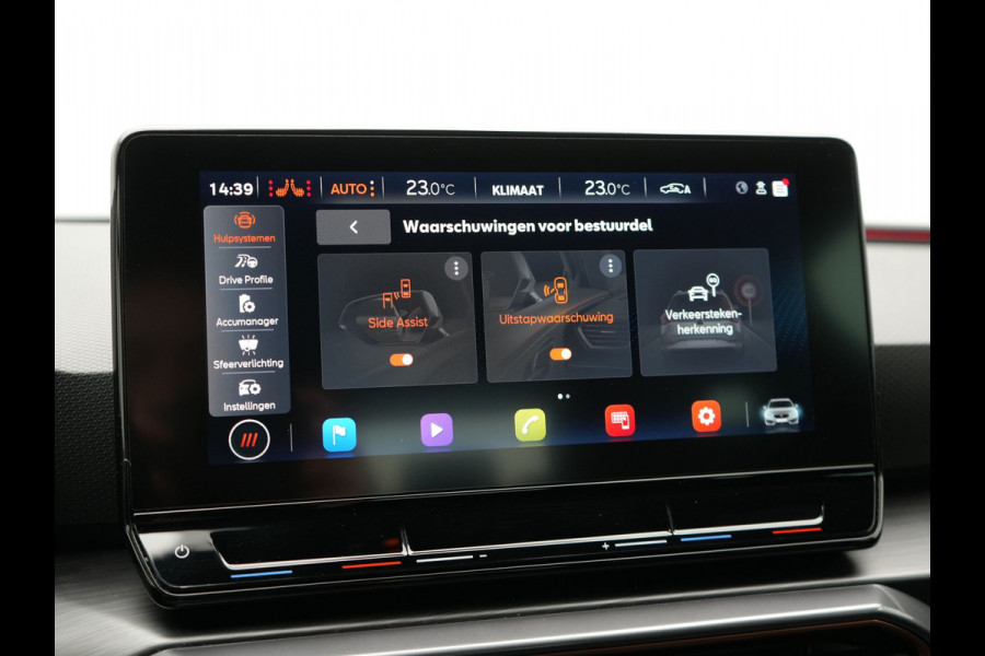 CUPRA Leon 1.4 e-Hybrid VZ Plug In Hybrid 245pk Dealer O.H PHEV | Adaptive Cruise | Camera | Keyless | Sportstoelen Verwarmd | Apple Carplay | Sfeerverlichting | Virtual | Navigatie | DAB+ | 19"L.M |