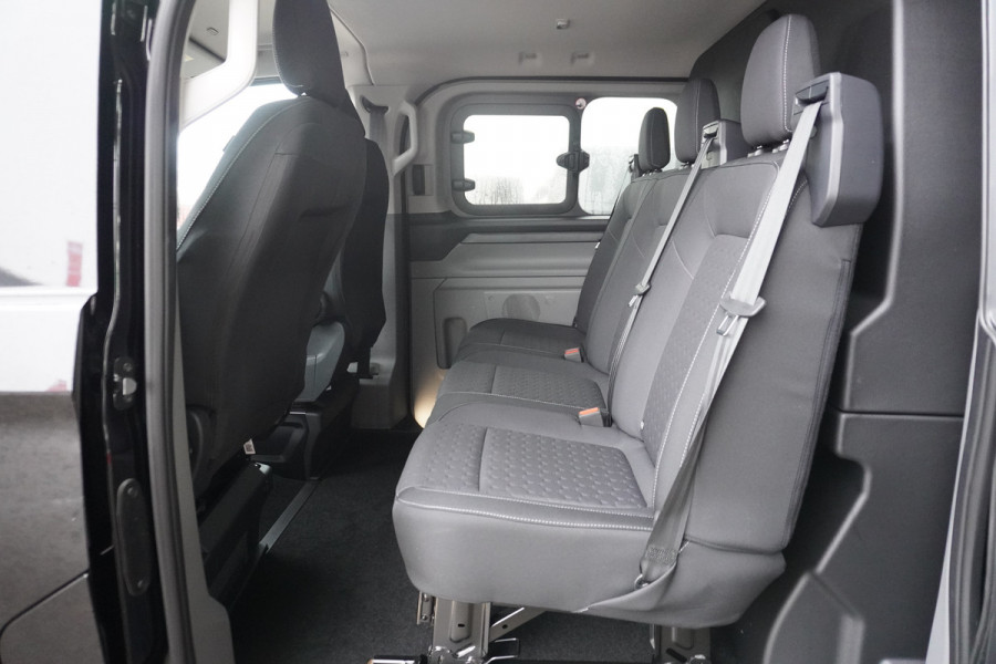 Ford Transit Custom 320L 2.0 TDCI 170PK L2H1 Limited DubbelCabine Automaat Nr. V094 | Elektrische Schuifdeur L+R | Airco | Adap.Cruise | Navi | 360 Camera/20 inch LM velgen enz enz DEMO