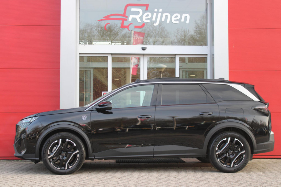 Peugeot 5008 1.6 plug-in Hybrid 195PK GT EXCLUSIVE 7 PERSOONS | PANORAMISCH SCHUIF/KANTEL DAK | FOCAL AUDIO SYSTEM | TREKHAAK MET AFNEEMBARE KOGEL | ELEKTRISCH BEDIENBARE VOORSTOELEN MET GEHEUGEN/MASSAGE FUNCTIE | STOEL/STUUR VERWARMING | NAVIGATIE | DRAADLOZE APPLE CARPLAY/ANDROID AUTO | FULL LED MATRIX KOPLAMPEN | 19" LICHTMETALEN VELGEN | ELEKTRISCH BEDIENBARE ACHTERKLEP | SFEER VERLICHTING | 360° CAMERA | DODEHOEK DETECTIE | KEYLESS ENTRY/START | 7,4KW ONBOARD CHARGER |