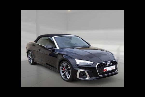 Audi A5 Cabriolet 40 Tfsi S-LINE ** MATRIX, VIRTUAL, HALF LEDER, KEYLESS, 19-inch LMV, SPIEGEL-PACK ** UNFALLFREI - VOL. DEALER ONDERH ** ** INFORMEER OOK NAAR ONZE AANTREKKELIJKE FINANCIAL-LEASE TARIEVEN **