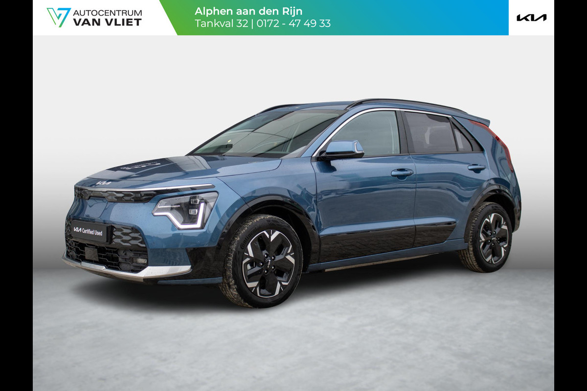 Kia Niro EV Edition Advanced 64.8 kWh Leder | LED | Stoelverwarming | Navigatie | Carplay | Adapt. Cruise | Climate | Keyless | Camera