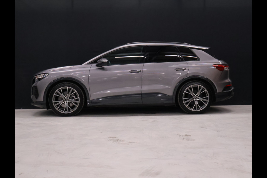 Audi Q4 e-tron 40 Launch edition Advanced Plus 77 kWh [APPLE CARPLAY, ANDROID, DIGITAL DASH, STOELVERWARMING, ADAPTIVE CRUISE, CAMERA, PDC V+A, ELEK. ACHTERKLEP, CLIMATE, NIEUWSTAAT]