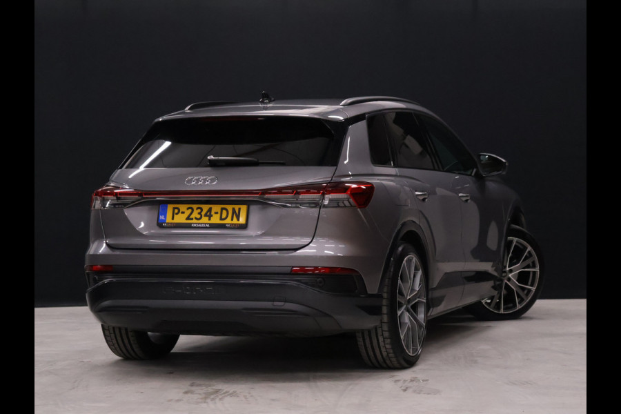 Audi Q4 e-tron 40 Launch edition Advanced Plus 77 kWh [APPLE CARPLAY, ANDROID, DIGITAL DASH, STOELVERWARMING, ADAPTIVE CRUISE, CAMERA, PDC V+A, ELEK. ACHTERKLEP, CLIMATE, NIEUWSTAAT]