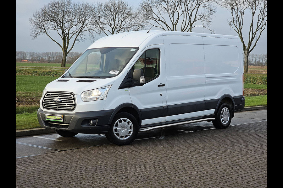 Ford Transit 350 2.0 TDCI L3H2 Trend Laadklep Airco Cruise 3 Zits Euro6 130 PK!