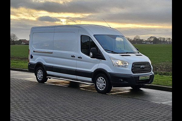 Ford Transit 350 2.0 TDCI L3H2 Trend Laadklep Airco Cruise 3 Zits Euro6 130 PK!
