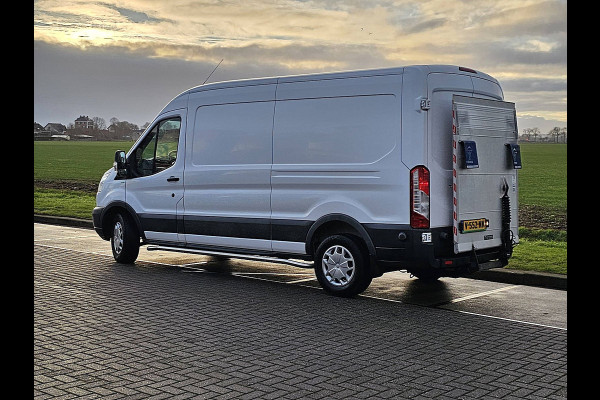 Ford Transit 350 2.0 TDCI L3H2 Trend Laadklep Airco Cruise 3 Zits Euro6 130 PK!