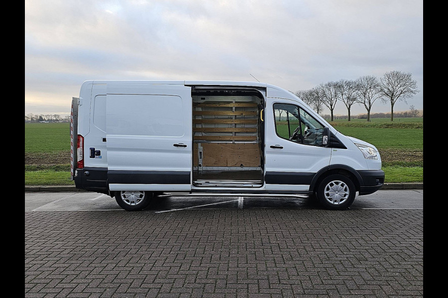Ford Transit 350 2.0 TDCI L3H2 Trend Laadklep Airco Cruise 3 Zits Euro6 130 PK!