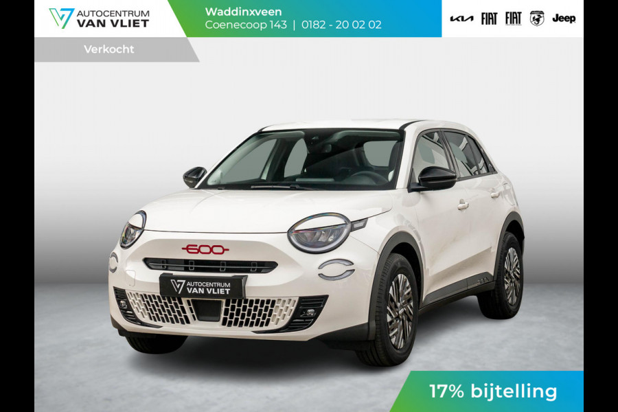 Fiat 600E RED 54 kWh | Uit voorraad leverbaar | 17% Bijtelling | Mega scherpe Prijs | Gratis Wallbox