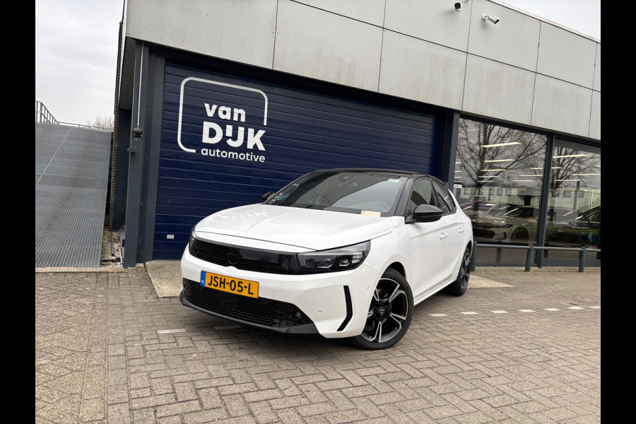 Opel Corsa 1.2 Turbo Hybrid GS Camera, Licht metalen velgen, zwart dak, Armsteun