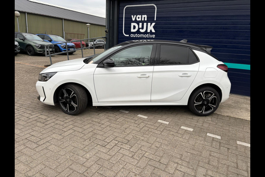 Opel Corsa 1.2 Turbo Hybrid GS Camera, Licht metalen velgen, zwart dak, Armsteun